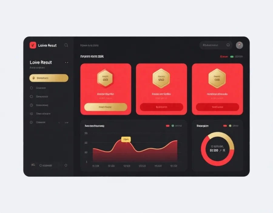 幸运飞艇直播开奖页面示意图